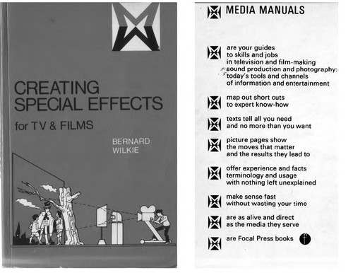 Cover for Creating Special Effects for TV and Film