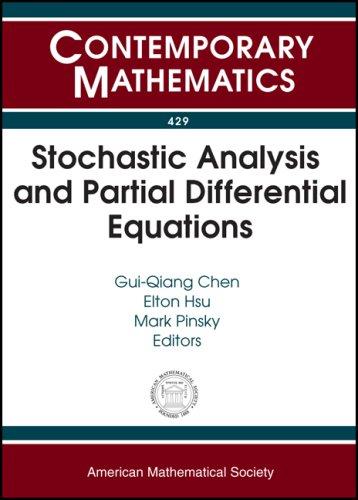 Cover for Stochastic Analysis and Partial Differential Equations