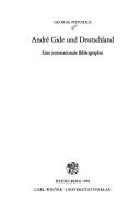 Cover for André Gide und Deutschland