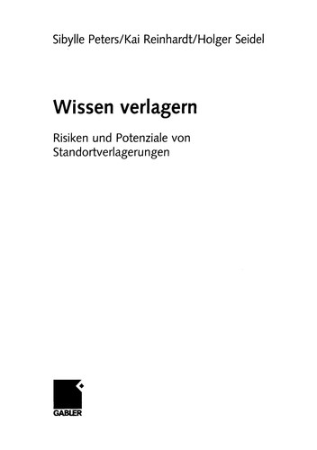 Cover for Wissen verlagern