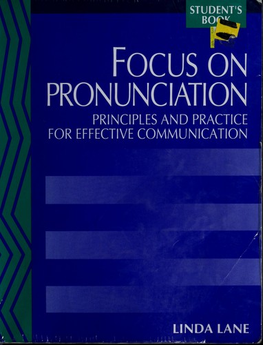 Cover for Focus on pronunciation