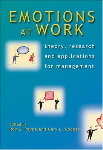 Cover for Emotions at Work
