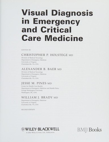 Cover for Visual diagnosis in emergency and critical care medicine