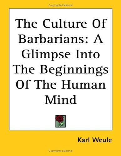 Cover for The Culture of Barbarians
