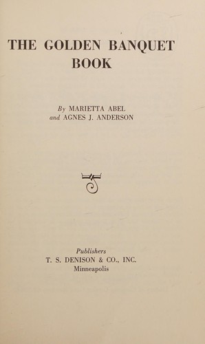 Cover for The golden banquet book