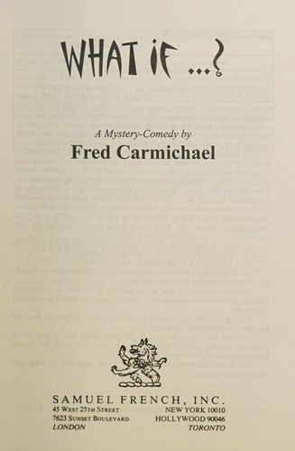 Cover for What If - ?