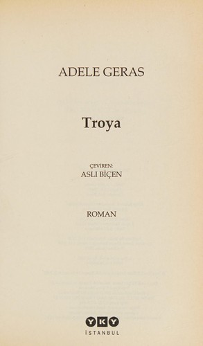 Cover for Troya :roman