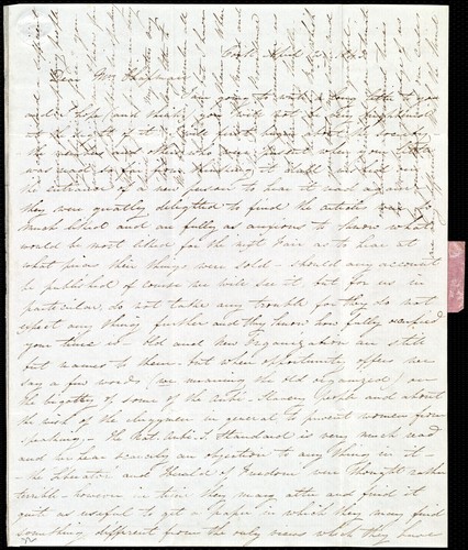 Cover for [Letter to] Dear Mrs. Chapman
