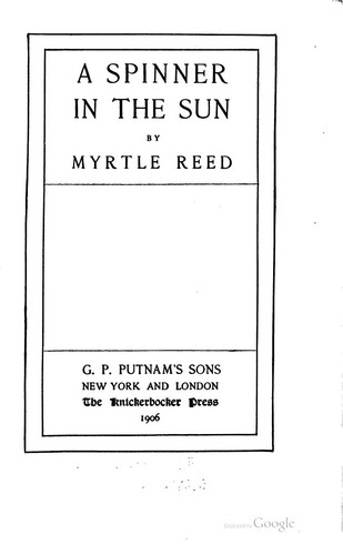 Cover for A spinner in the sun