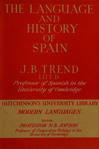 Cover for The language and history of Spain