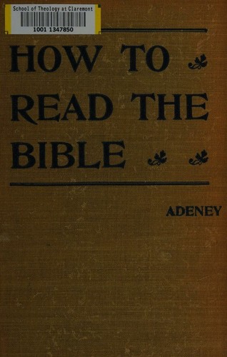 Cover for How to read the Bible
