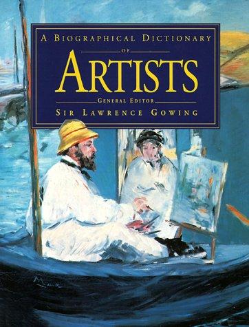 Cover for A Biographical dictionary of artists