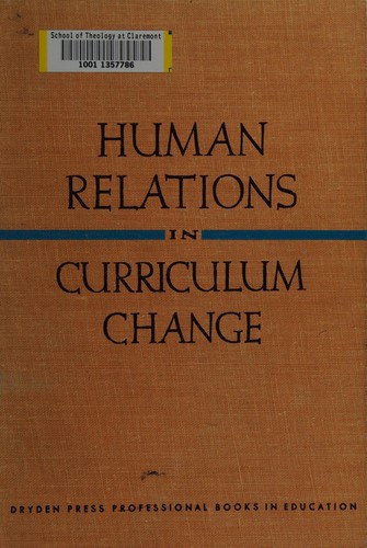 Cover for Human relations in curriculum change