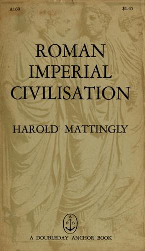 Cover for Roman imperial civilisation