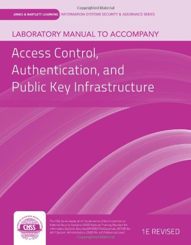 Cover for Lab Manual to Accompany Access Control, Authentication, and Public Key Infrastructure