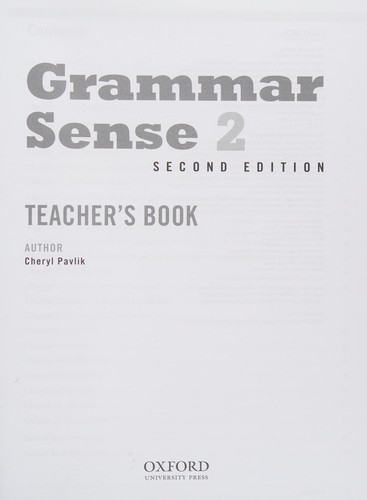 Cover for Grammar Sense 2