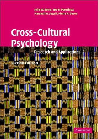Cover for Cross-Cultural Psychology