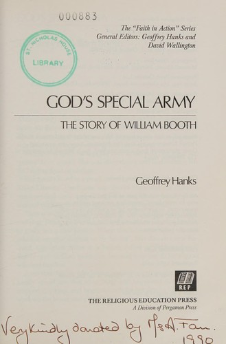 Cover for God's Special Army