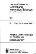Cover for Adaptive control strategies for industrial use