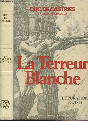 Cover for La terreur blanche