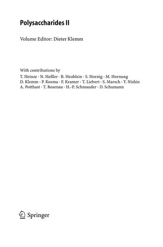 Cover for Polysaccharides II