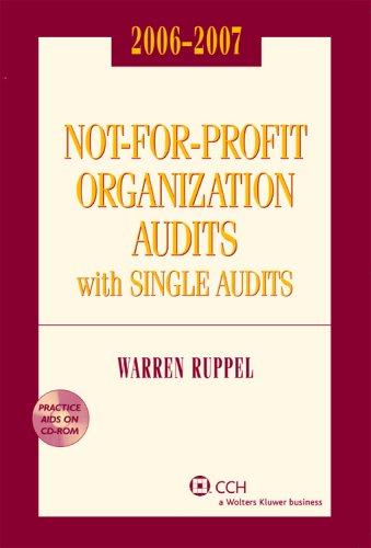 Cover for Not-for-Profit Organization Audits with Single Audits (2006-2007)