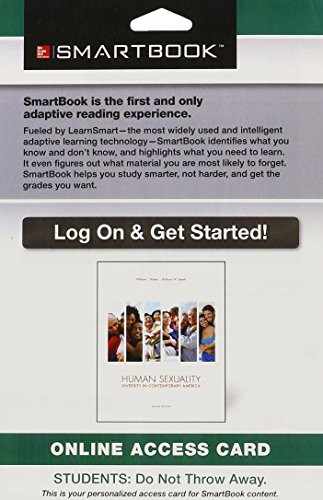 Cover for SmartBook Access Card for Human Sexuality