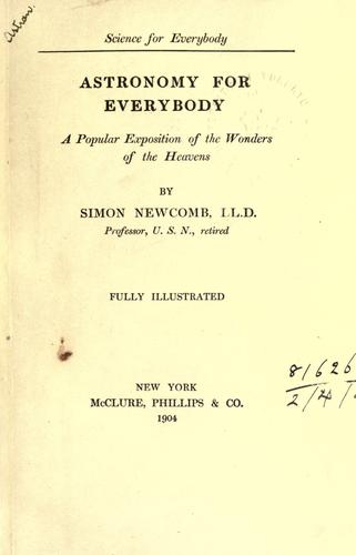 Cover for Astronomy for everybody