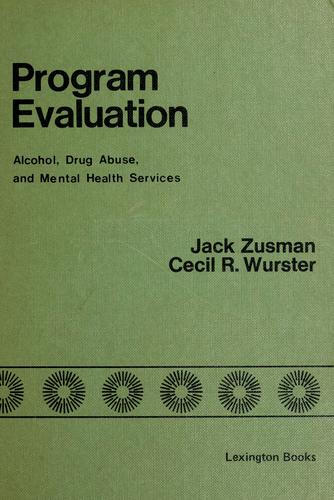 Cover for Program evaluation