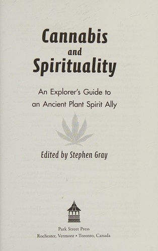 Cover for Cannabis and spirituality