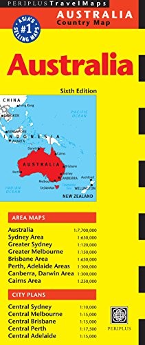 Cover for Australia Travel Map Sixth Edition