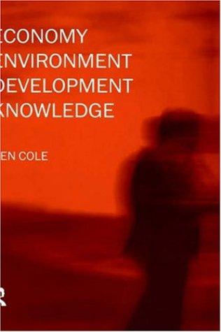 Cover for Economy-Environment-Development-Knowledge