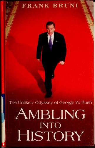 Cover for Ambling into history