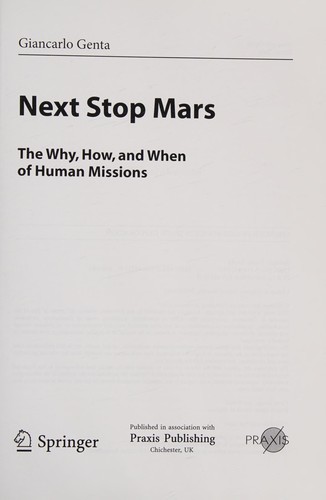 Cover for Next stop Mars