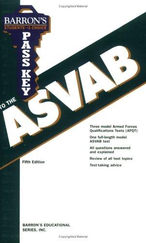 Cover for Pass key to the ASVAB, Armed Services Vocational Aptitude Battery