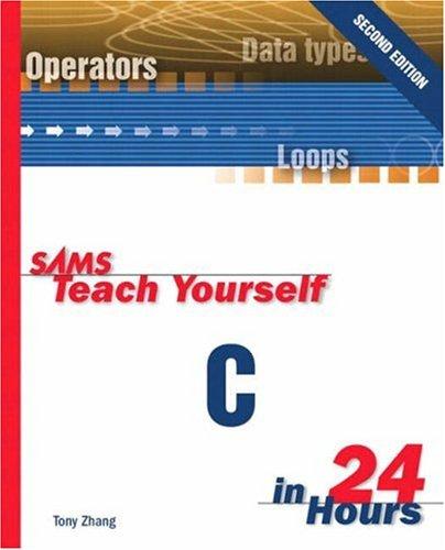 Cover for Sams Teach Yourself C in 24 Hours (2nd Edition)