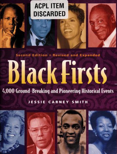 Cover for Black firsts