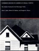 Cover for Common houses in America's small towns