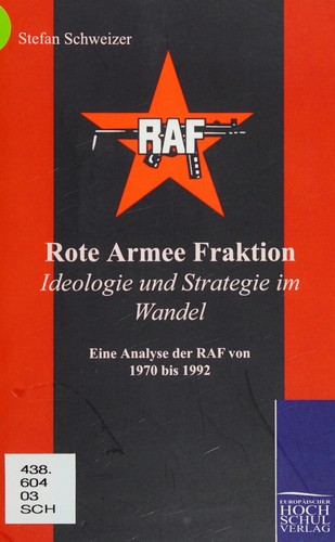 Cover for Rote Armee Fraktion - Ideologie und Strategie im Wandel