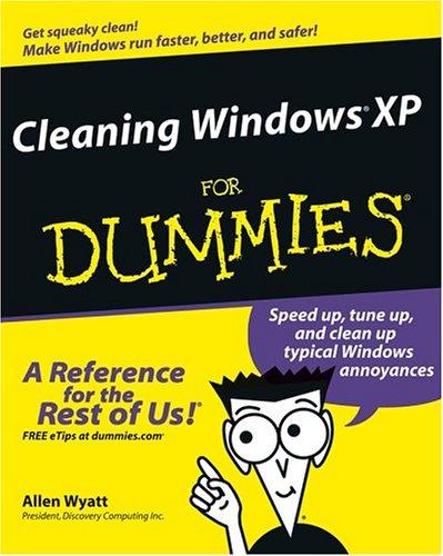 Cover for Cleaning Windows XP For Dummies