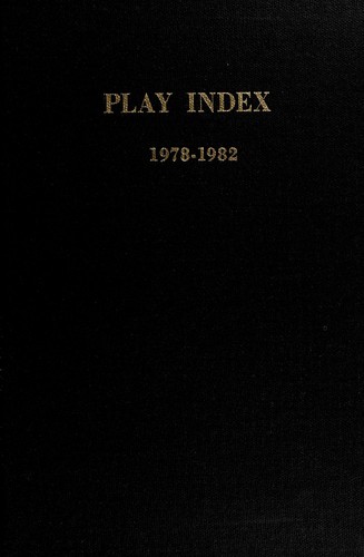 Cover for Play index, 1978-1982