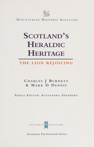 Cover for Scotland's Heraldic Heritage 