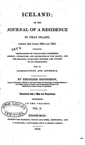 Cover for Iceland