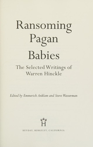 Cover for Ransoming pagan babies
