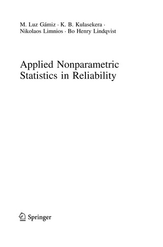 Cover for Applied nonparametric statistics in reliability