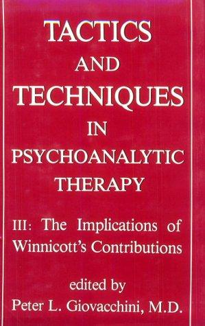 Cover for Tactics and Techniques in Psychoanalytic Therapy
