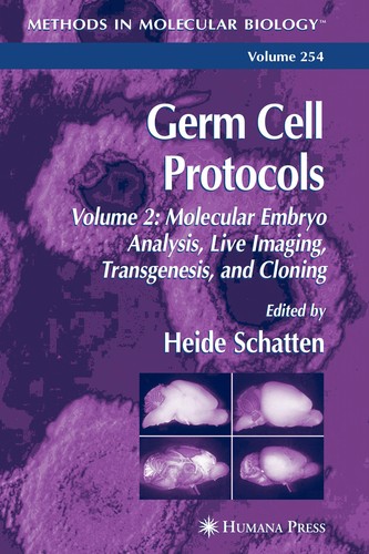 Cover for Germ Cell Protocols