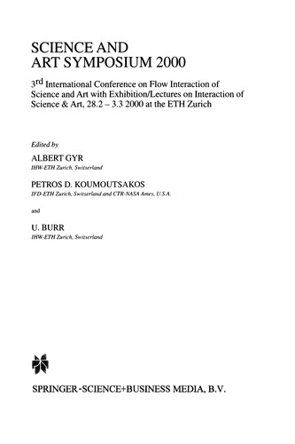 Cover for Science and Art Symposium 2000