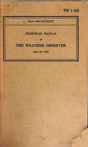 Cover for The Weather Observer