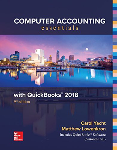 Cover for MP COMPUTER ACCOUNTING ESSENTIALS USING QUICKBOOKS 2018